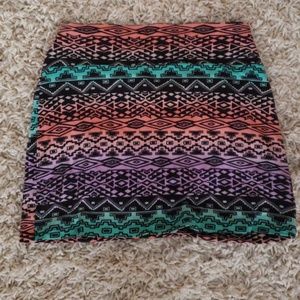 Tribal Print Skirt